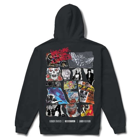 Primitive X Guns N Roses Sunset Black Hoodie