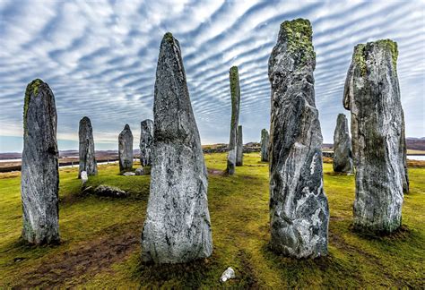 The Callanish Stones on the Isle of Lewis are estimated to be 3,000 ...