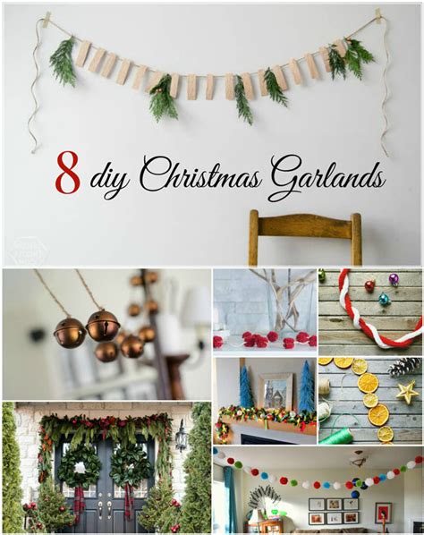 Woman in Real Life: 8 diy Christmas Garlands