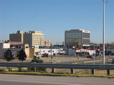 Hutchinson, KS : Downtown Hutchinson as seen from the Woody Seat ...