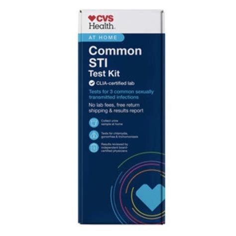 CVS Health Common STI Test Kit, 1 CT (FSA Eligible) - CVS Pharmacy