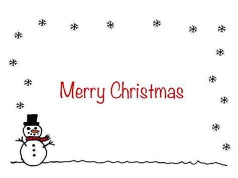 Christmas Card Inserts Free Printable - Printable Templates