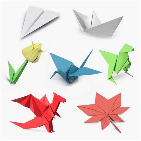 Origami 3D Models for Download | TurboSquid