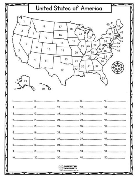 Blank Us State Map Quiz - When Do We Spring Forward In 2024