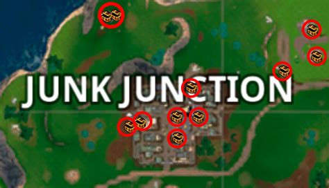 Fortnite Battle Royale - Chest Locations in Junk Junction - Gaming ...