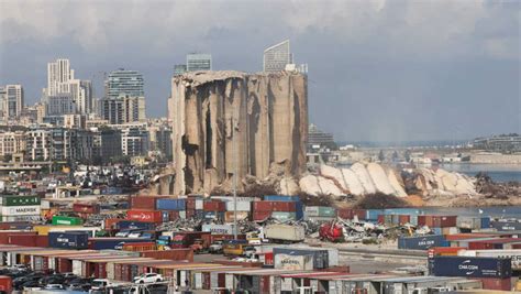 Northern part of damaged Beirut grain silos collapses | News | POST ...