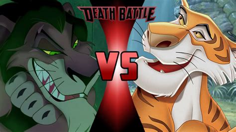 DEATH BATTLE: Scar vs. Shere Khan (Fight) by AdamGregory04 on DeviantArt