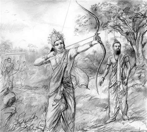 Mahabharata sketches-drawings - Puskar Paintings | Art drawings ...