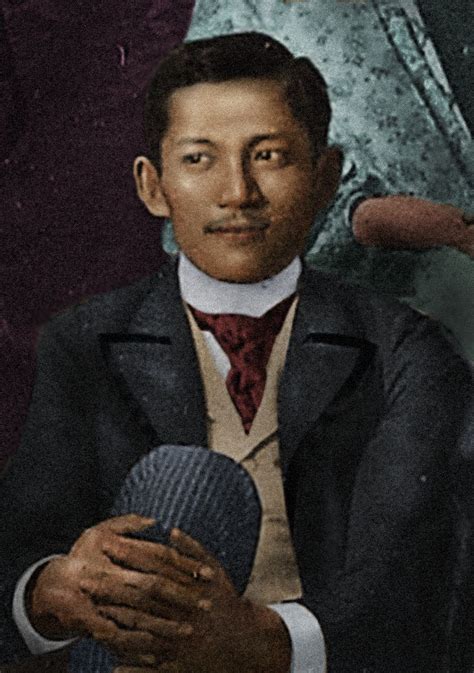 Colorized photo of Dr. Jose P. Rizal while in Europe. | Jose rizal ...