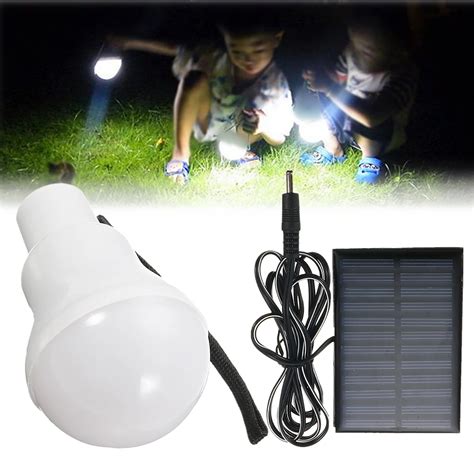 3W Indoor Outdoor Solar Powered Led Lamp Camping Hiking Tent Fishing ...