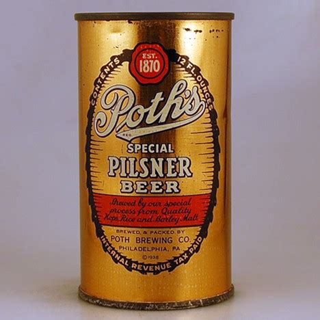 Poth's Special Pilsner 693 at Breweriana.com