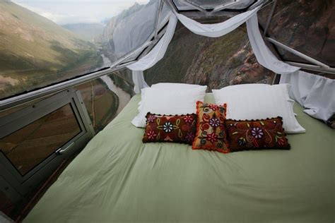 Skylodge Adventure Suites are sleeping pods attached to a mountain ...