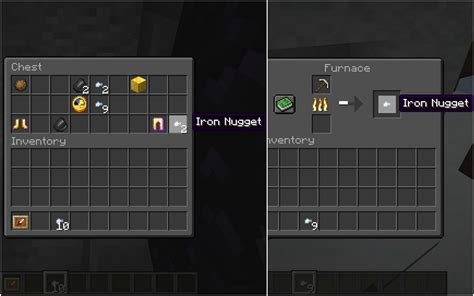 How to make iron nuggets in Minecraft 1.19 update