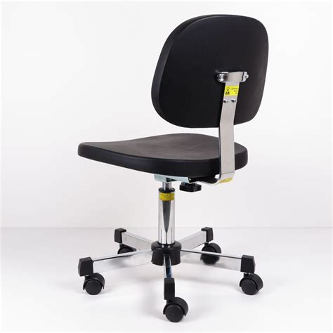 Dual Density Ergonomic Lab Chairs 360 Swivel Adjustable ESD Safe Chairs