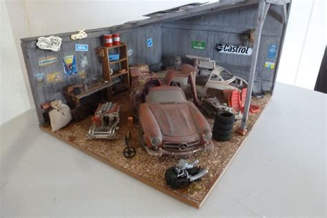 1 18 Garage Diorama