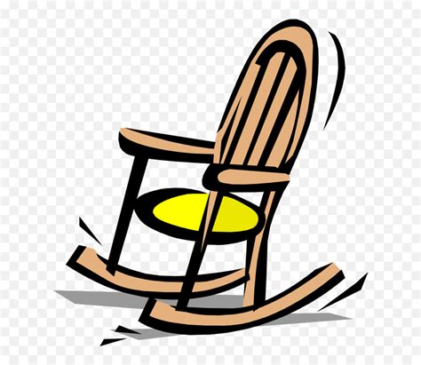 Vector Chair Illustrator Picture - Rocking Chair Clipart Emoji,Rocker ...