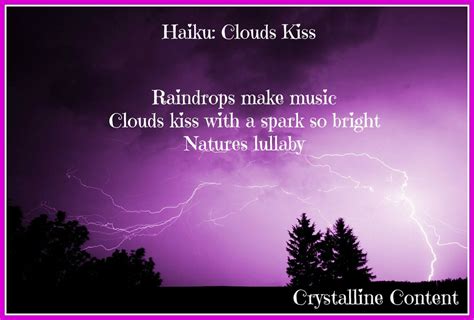 Haiku Poem: Clouds Kiss #haiku #poem #poetry #purple #clouds #nature # ...