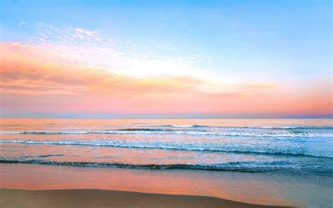 Pastel Beach Sunset Desktop Wallpapers - Top Free Pastel Beach Sunset ...