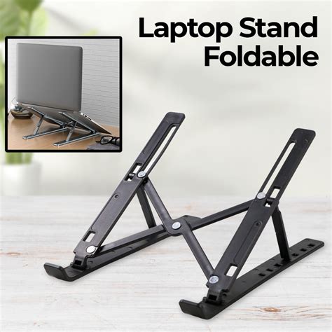 NUOXI Laptop Stand Riser Foldable Adjustable Plastik 12-17Inch 7 Level ...