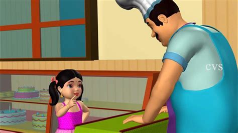 Pat a cake Pat a cake - 3D Animation Nursery rhyme with lyrics for ...