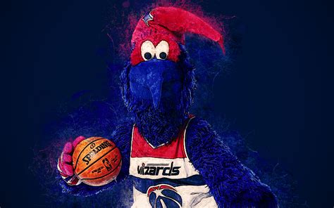 G-wiz, Official Mascot, Washington Wizards, 4k, Art, - Washington ...