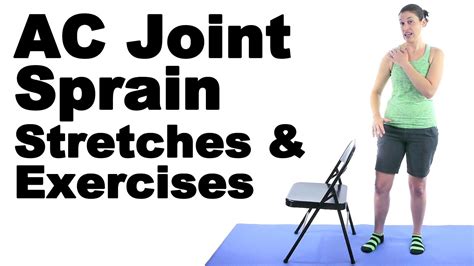 AC Joint Sprain Stretches & Exercises - Ask Doctor Jo - YouTube