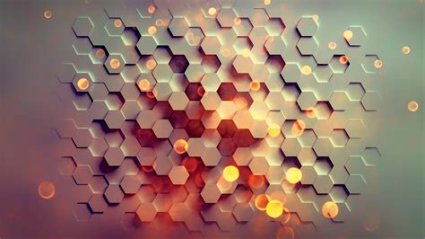 Download wallpaper 3840x2400 3d, hexagons, pattern, abstract 4k ...