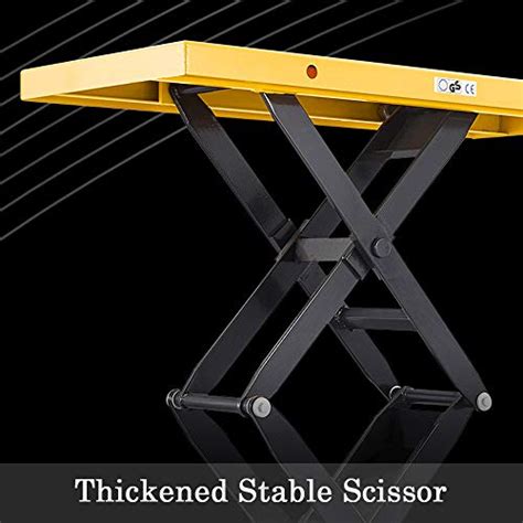 SOVAN'S Handling Tools Hydraulic Manual Double Scissor Lift Table Cart ...