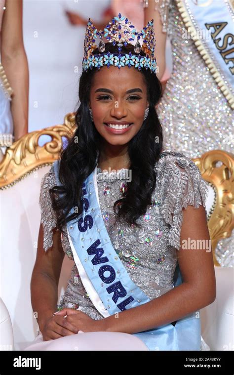 Miss Jamaica 2019, Toni-Ann, is announced Miss World 2019, during the ...