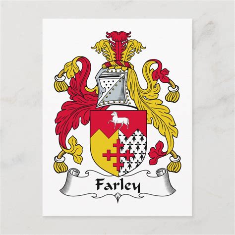 Farley Family Crest Postcard | Zazzle