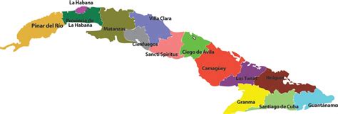 Mapas del Mundo: Mapa de cuba por provincias