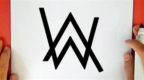 COMO DIBUJAR EL LOGO DE ALAN WALKER