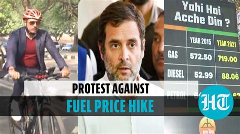 Rahul Gandhi slams Centre over rising fuel prices; Robert Vadra on ...