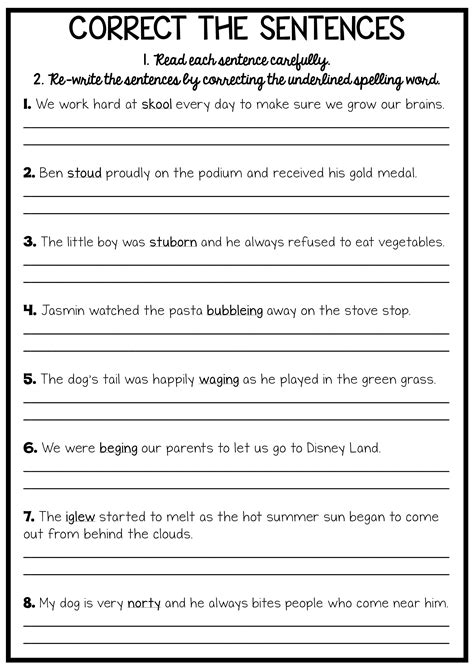 Sentence Structure And Punctuation Worksheets - Askworksheet