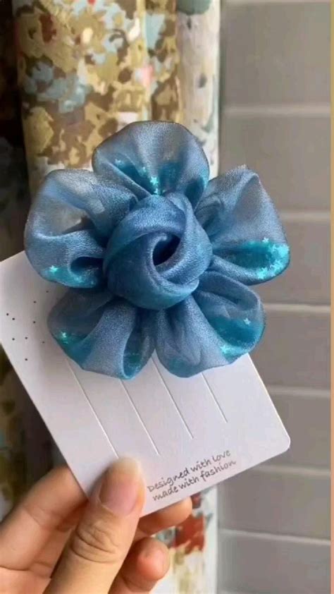 How to make hairpin at home | Diy hair accessories ribbon, Fabric ...