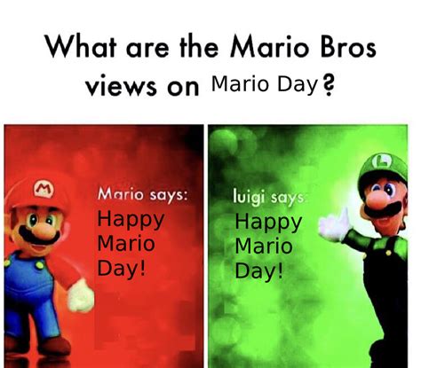 Happy Mario Day! : r/dankmemes