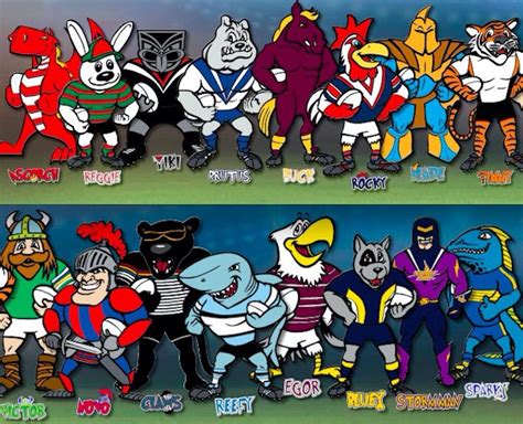 Every NRL Mascot Ranked From Worst to Best