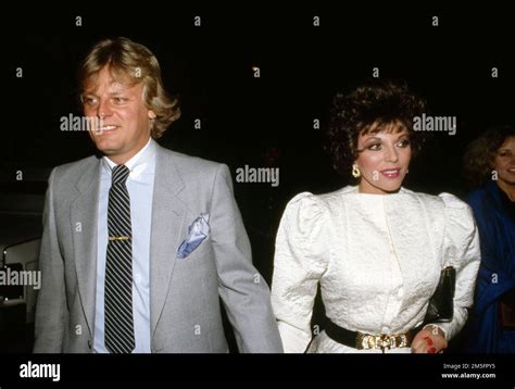 Joan Collins and Peter Holm Circa 1980's Credit: Ralph Dominguez ...