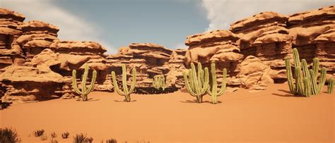 ArtStation - Desert fighting game stage concept