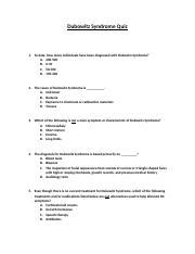 Dubowitz Syndrome Quiz: Understanding Diagnosis and Treatment | Course Hero