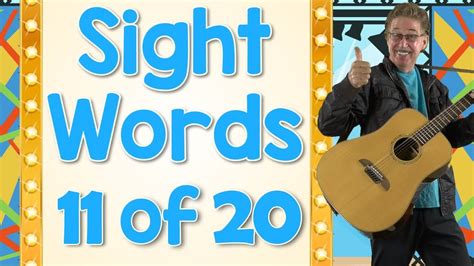 Sight Words | Ready to Read Sight Words | List 11 | Jack Hartmann ...