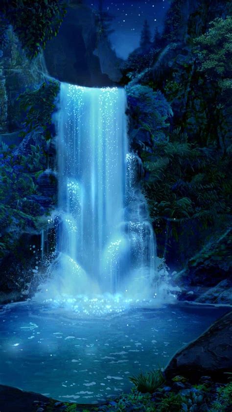 Anime Waterfall Wallpapers - Wallpaper Cave