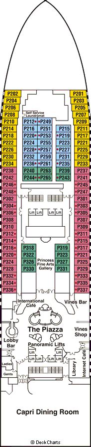 Star Princess Deck Plans, Ship Layout & Staterooms - Cruise Critic