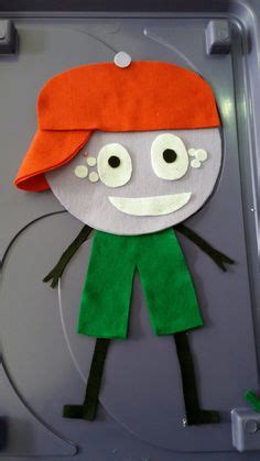 Stick with Mick Baby TV character Handmade in felt toys | cocukca