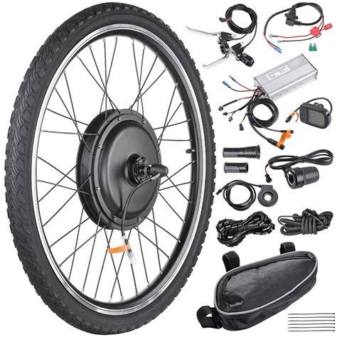 48V1000W 26" Front/Rear Wheel Electric Bicycle Motor Kit E-Bike ...