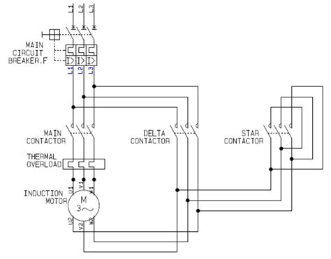 Star-Delta Wiring Diagram Explanation / Star Delta Starter Control ...