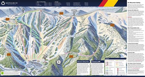 Monarch Ski Area Piste Map / Trail Map