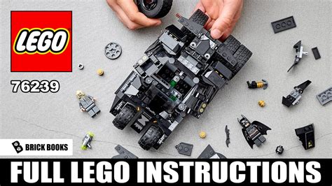 FULL INSTRUCTIONS: LEGO Batman Tumbler (76239) - YouTube