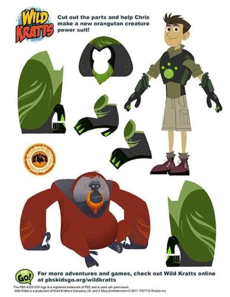 Wild Kratts Create a Scene | Kids Coloring… | PBS KIDS for Parents ...