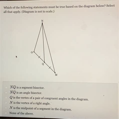 Solved: Which of the following statements must be true based[algebra ...